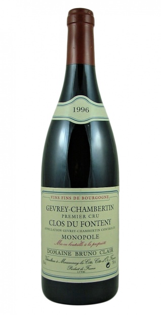 Gevrey-Chambertin Clos du Fonteny 1er Cru 1996 Domaine Bruno Gevrey-Chambertin Clos du Fonteny 1er Cru 1996 Domaine Bruno